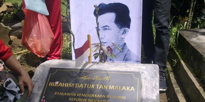 Makam Tan Malaka di Selopanggung, Kabupaten Kediri, Jawa Timur. (KOMPAS.com/M.Agus Fauzul Hakim).