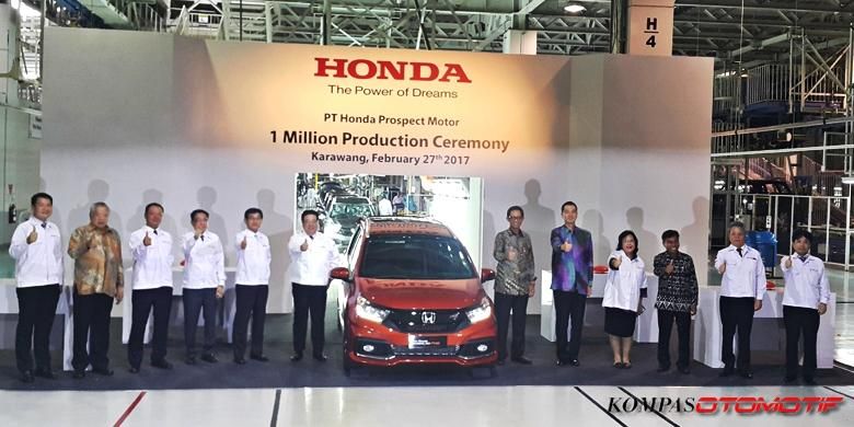 Seremoni produksi satu juta unit Honda Prospect Motor