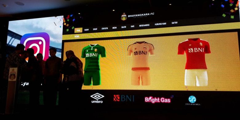 Jersey Bhayangkara FC untuk musim 2018 diperkenalkan secara resmi.