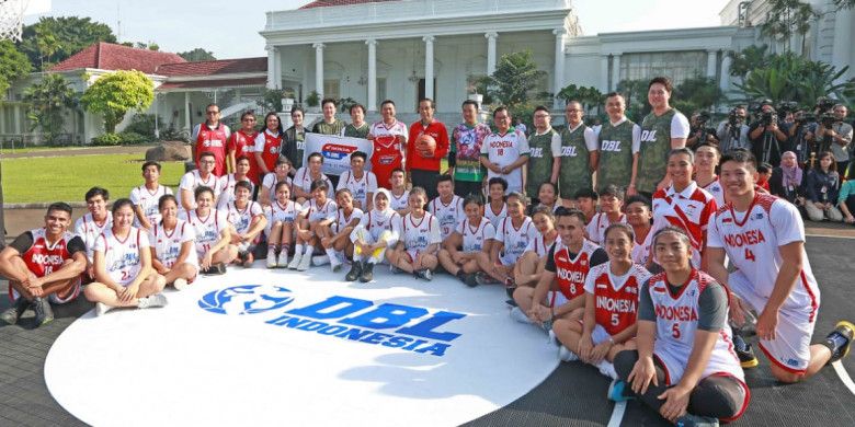 Peresmian Developmental Basketball League (DBL) di Istana Bogor, Jawa Barat pada beberapa waktu lalu.