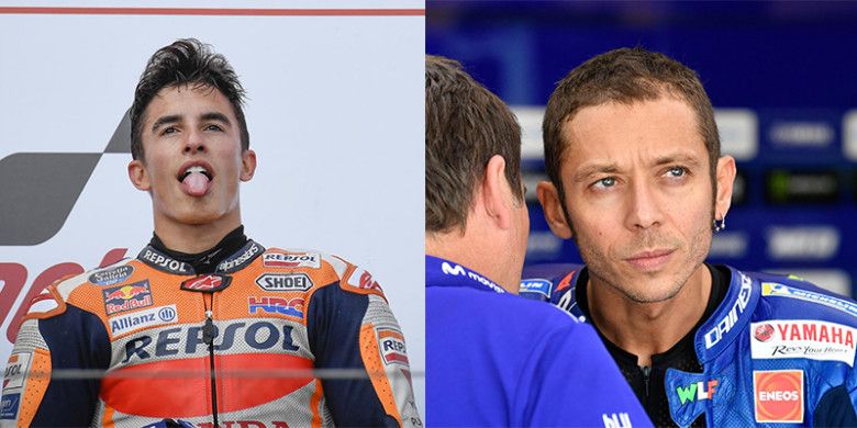 Rossi dan Marquez Kompak Keluhkan Ban Baru 