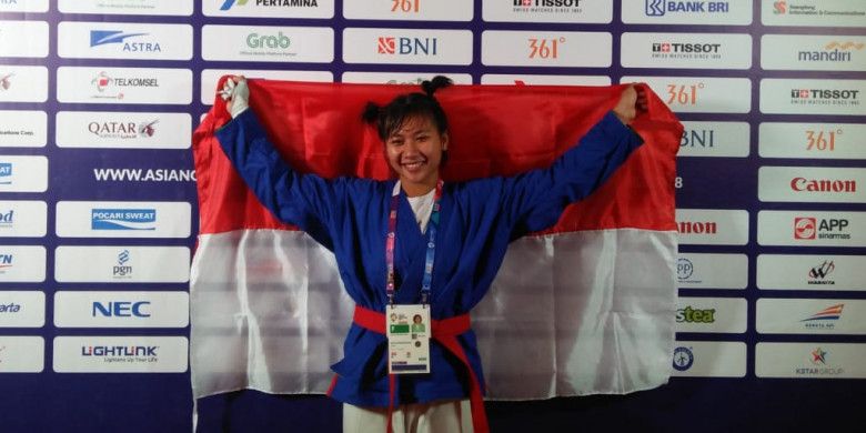 Khasani Najmu Shifa, atlet Indonesia pertama yang berhasil mempersembahkan medali untuk Indonesia melalui cabang olahraga Kurash di Asian Games 2018. THERESIA SIMANJUNTAK/BOLASPORT.COM

