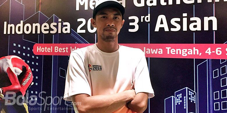 Setyo Budi Hartanto, atlet lompat jauh difabel Indonesia kelas T47 putra.
