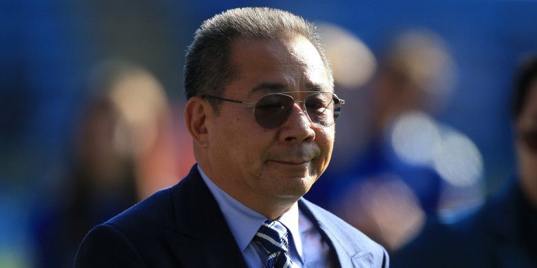 Pemilik Leicester City, Vichai Srivaddhanaprabha, dalam foto dokumentasi pada 5 Mei 2018.