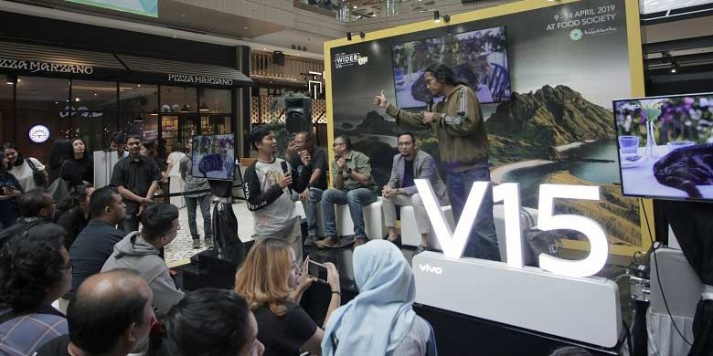  Vivo Indonesia bersama National Geographic Indonesia mengadakan pameran foto ?Go Wider Go Up? dan talkshow bertema ?Smartphone Photography? pada Minggu (14/4/2019) lalu di Kota Kasablanka, Jakarta Selatan.