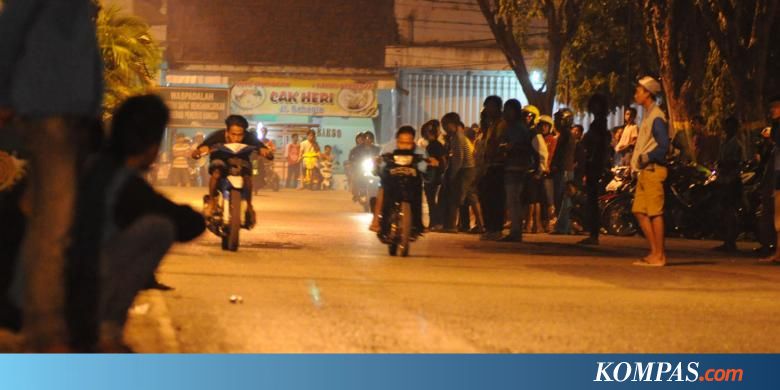 Seorang Polisi Dikeroyok 6 Pemuda Saat Bubarkan Balap Liar