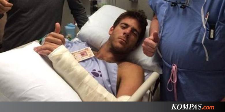 Del Potro Alami Cedera Tempurung Lutut Retak