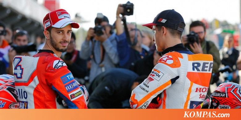 Rossi Jatuh, Dovizioso Salahkan Marquez