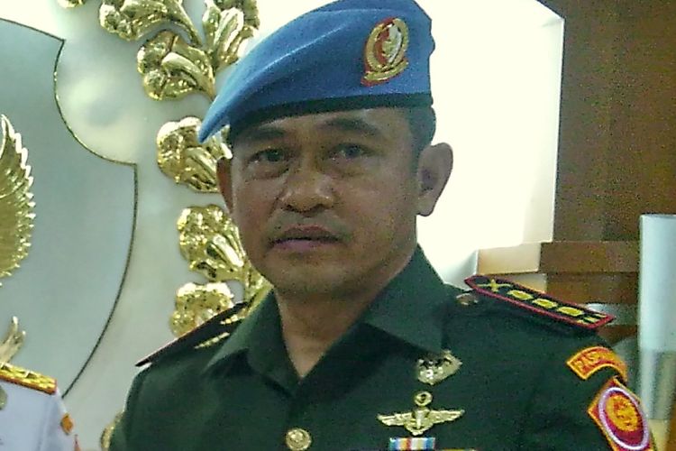Maruli Simanjuntak saat menjabat sebagai Wakil Komandan Paspampres pada 2017. Masih berpangkat kolonel.