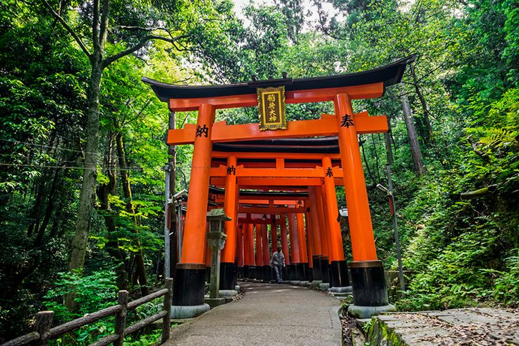 Gerbang Masuk Kuil Fushimi Inari.