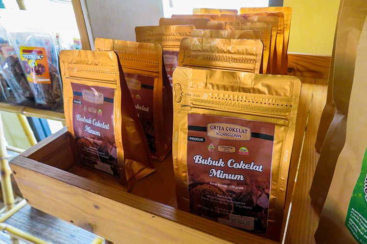 Bubuk Cokelat yang Dijual di Griya Cokelat Nglanggeran.