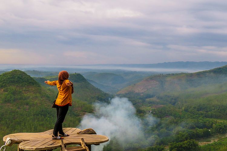 Spot foto di Bukit Panguk Kediwung, Bantul.