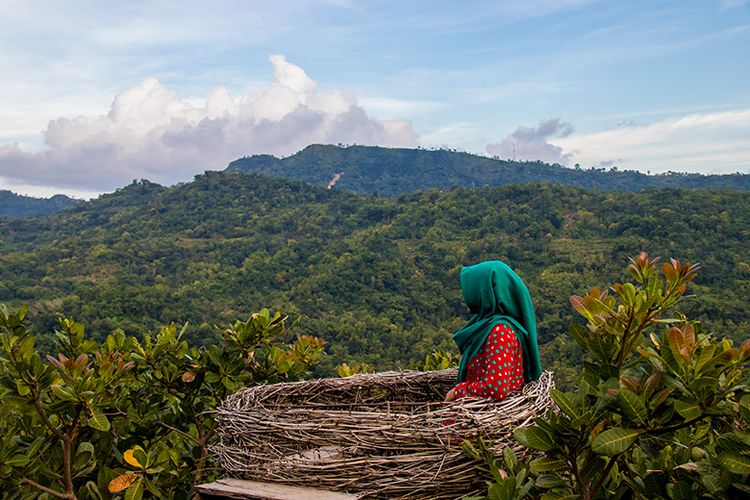 Salah Satu Spot Foto di Green Village Gedangsari.