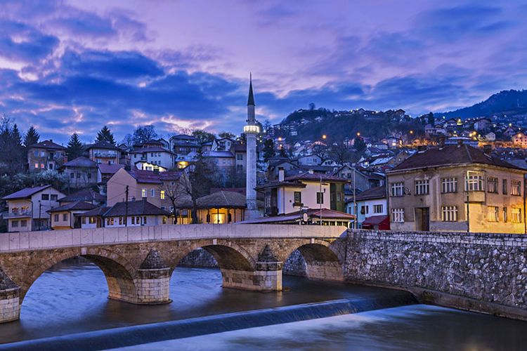 Sarajevo di Negara Bosnia.