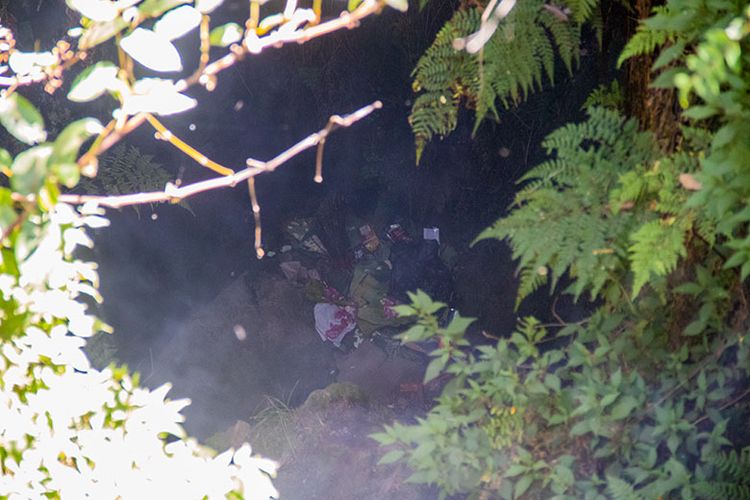 Sumur Jolotundo yang menjadi salah satu tempat ziarah dan ritual di Gunung Lawu. (1/9/2019)