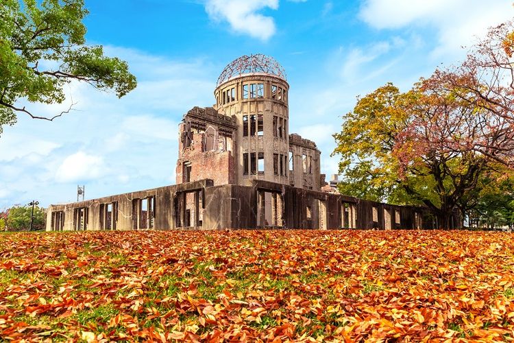 Monumen peringatan Hiroshima di Jepang.