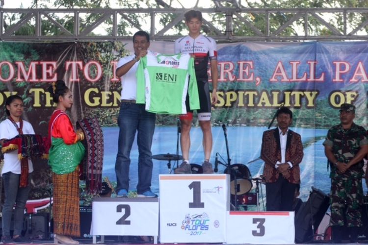 PT Bank Negara Indonesia (Persero) Tbk atau BNI kembali memberikan dukungannya diajang olahraga balap sepeda tingkat internasional Tour de Flores 2017.