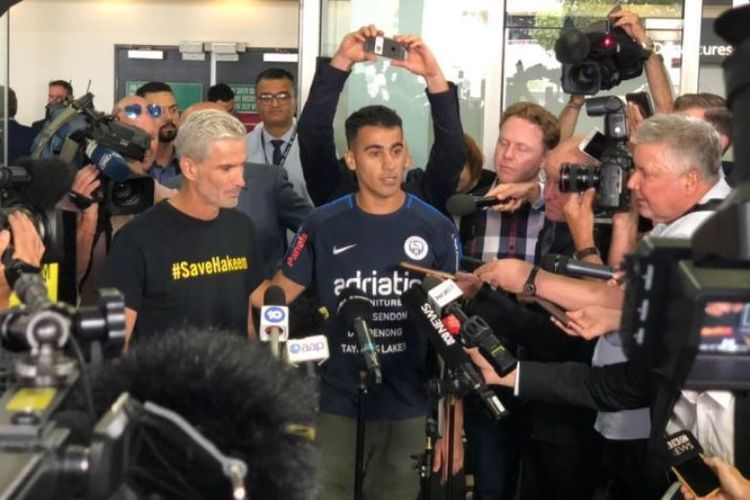 Hakeem al-Araibi dan Craig Foster