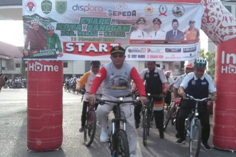 Antusias masyarakat Berau mengikuti kegiataan Sepeda Nusantara ini memang sangat tinggi, hal itu diungkapkan salah satu klub sepeda di Berau yang menamakan diri GEBBER (Green Bikers Berau).