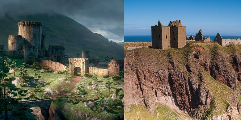 Dunnottar Castle, Skotlandia