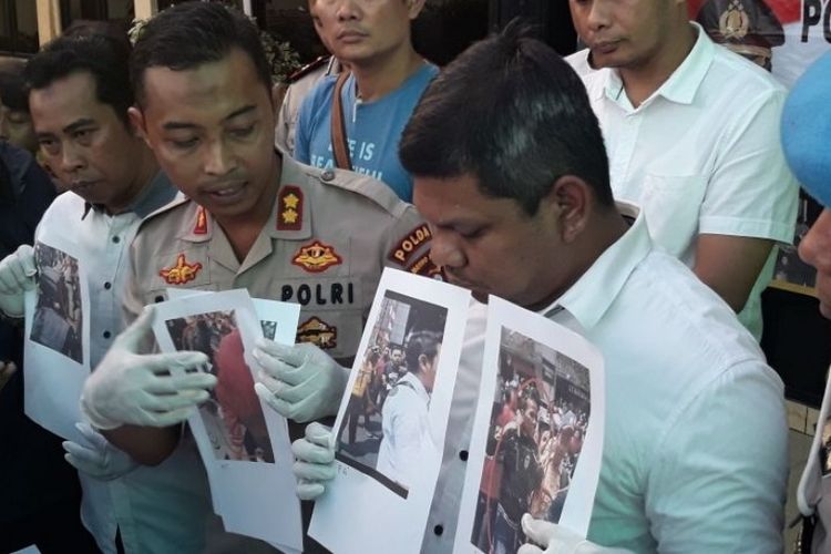 Polsek Tamansari mengungkap kasus kecelakaan, penyalahgunaan narkoba dan penyeroyokan yang menimpa FR di Jalan Mangga Besar, Tamansari pada Senin (3/9/2018).