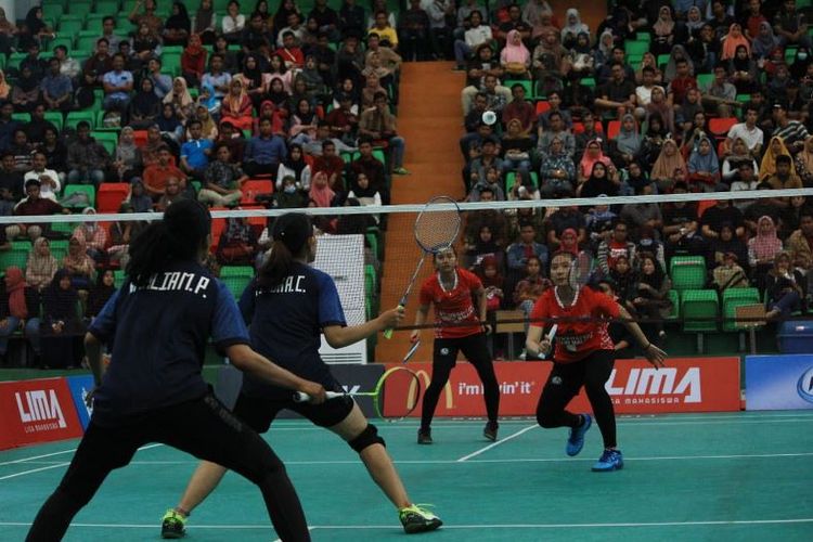 Universitas Dr Soetomo (Unitomo) Malang berhasil menggusur dominasi  Universitas Brawijaya (UB)  Malang dengan merebut gelar juara  LIMA Badminton: McDonald?s East Java Conference (EJC) 2019.
