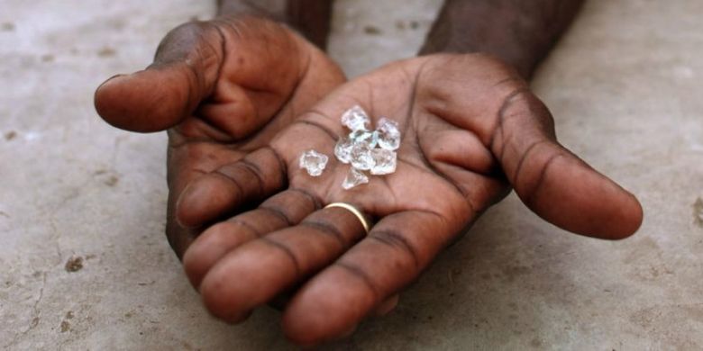 Hasil tambang berlian di Zimbabwe. (Mining Zimbabwe)