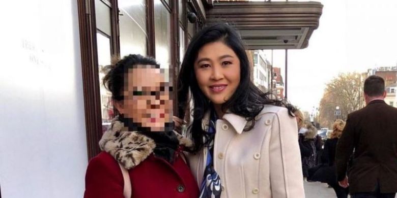 Foto mantan Perdana Menteri Thailand, Yinluck Shinawatra, yang tengah berada di London sehingga menjadi viral. Yingluck kabur dari Thailand sejak Agustus 2016 atas kasus kelalaian kriminal dalam kebijakan beras.