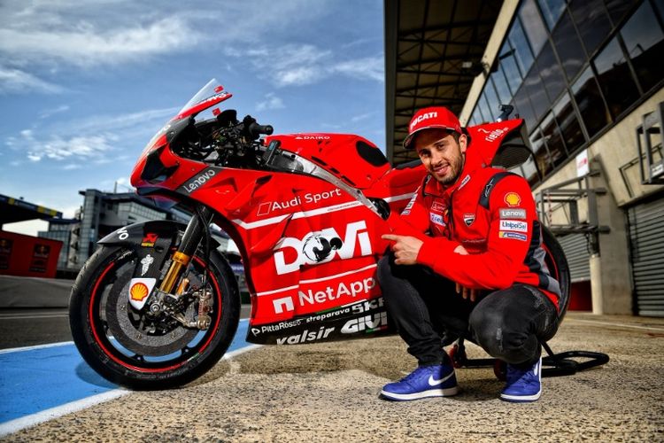 Andrea Dovizioso dan Danilo Petrucci pamer  livery baru di motor mereka