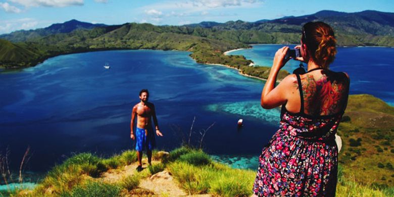 Gili Laba di kawasan Taman Nasional Komodo, Kabupaten Manggarai Barat, Nusa Tenggara Timur.