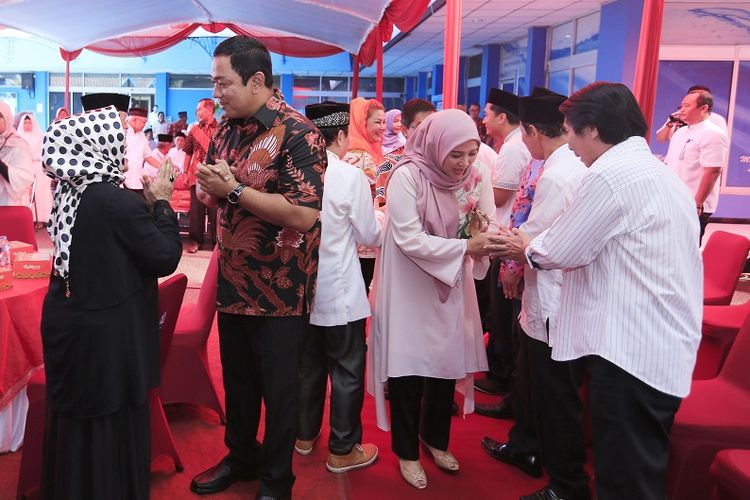 Wali Kota Semarang Hendrar Prihadi Halal Bi Halal di PDAM Tirta Moedal