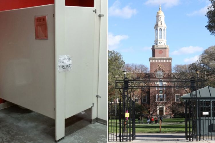 Brooklyn College mengarahkan petugas polisi yang ingin menggunakan kamar mandi di sekolah mereka ke fasilitas yang jauh dari pandangan anak-anak.