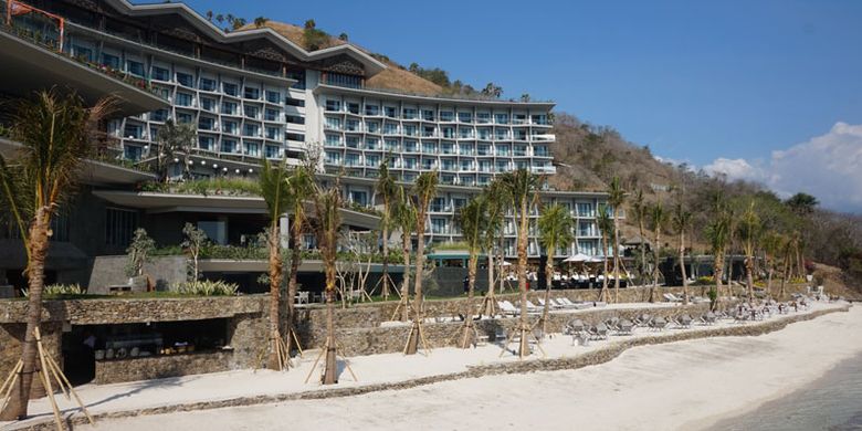 Ayana Komodo Resort di Pantai Waecicu, Labuan Bajo, Kabupaten Manggarai Barat, Nusa Tenggara Timur, Sabtu (15/9/2018).