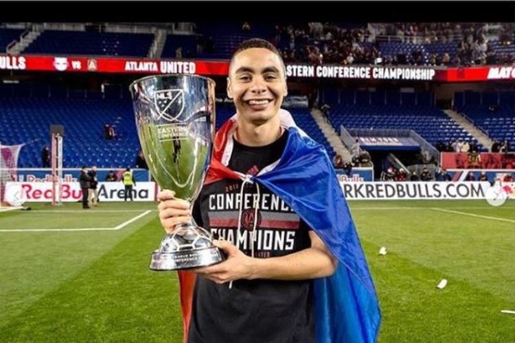 Pemain Atlanta United, Miguel Almiron, yang baru dibeli Newcastle United.