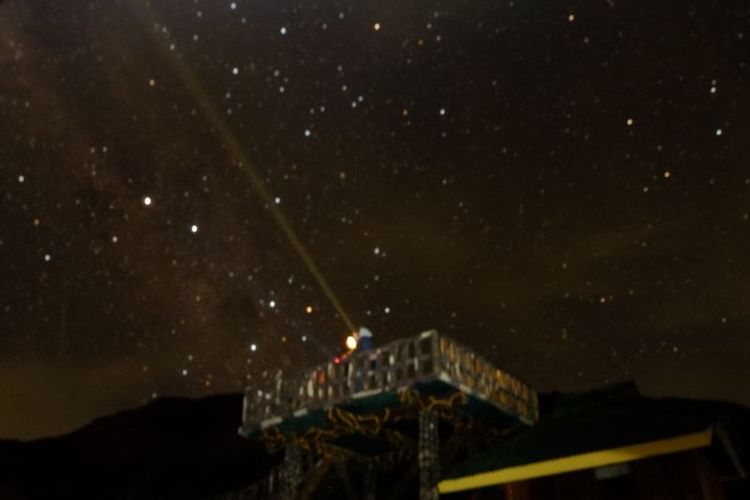 Bintang-bintang di langit Papandayan