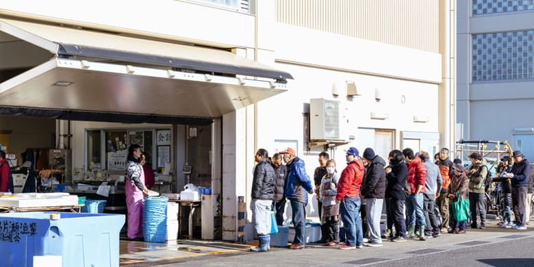 Pasar Ikan Katase Gyoko di Jepang.