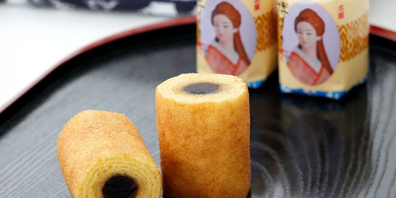 Kue baumkuchen di Fukuoka, Jepang ini berukuran kecil dan pertama kali diproduksi pada 1972 serta masih digemari sampai sekarang.