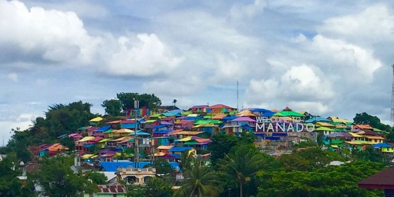 Bukit Pelangi di Manado, Sulawesi Utara.