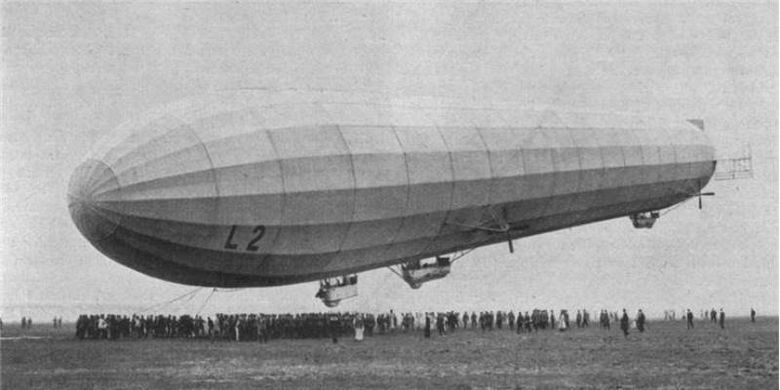 Pesawat Zeppelin LZ-18 L-2 di Berlin Johannistal. (zeppelinhistory.com)