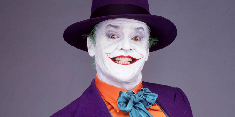 Jack Nicholson saat menjadi Joker dalam film Batman (1989)