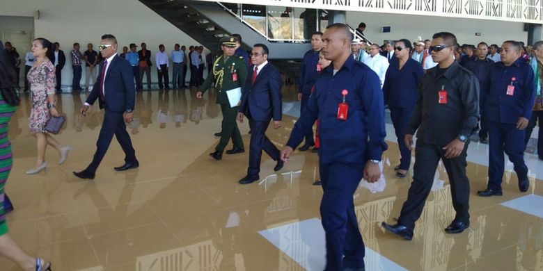 Pemerintah Timor Leste meresmikan Bandara Internasional Oekusi atau Aeroporto Internacional de Oe-Cusse, di Distrik Oekusi, Selasa (18/6/2019). Acara peresmian dihadiri Presiden Republik Demokrat Timor Leste Fransisco Guterres dan Gubernur Nusa Tenggara Timur Viktor Bungtilu Laiskodat.