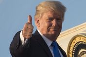 Pamer Rambut, Trump Patahkan Spekulasi Pakai 'Wig'