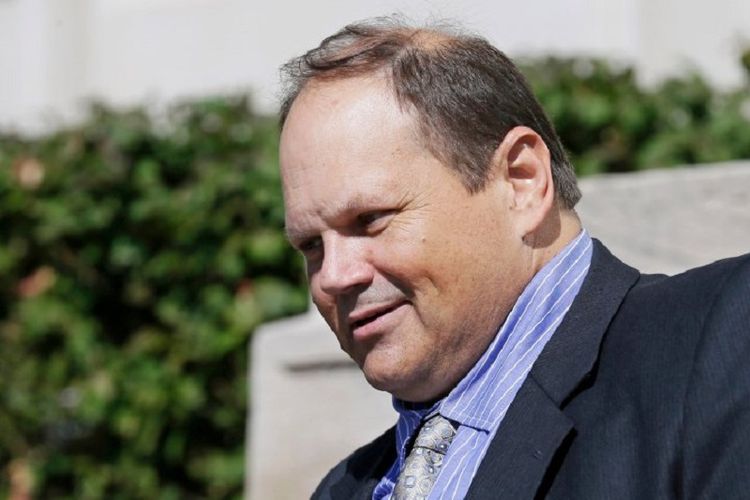 FILE - In this Sept. 9, 2015, file photo, former Multi-State Lottery Association security director Eddie Tipton leaves the Polk County Courthouse in Des Moines, Iowa, after his sentencing in a jackpot-fixing scandal. On Wednesday, July 27, 2016, the Iowa Court of Appeals reversed a portion of the fraud convictions of Tipton, who is accused of fixing a Hot Lotto game in Iowa in 2010, but upheld a second conviction. (AP Photo/Charlie Neibergall, File)