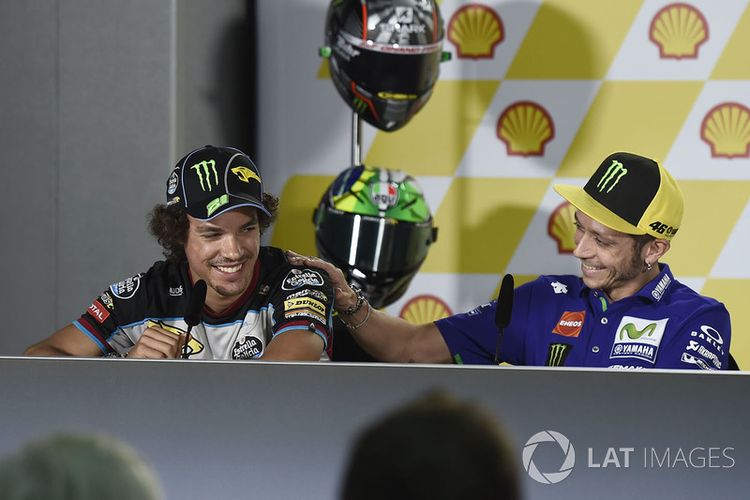 Franco Morbidelli dan Valentino Rossi