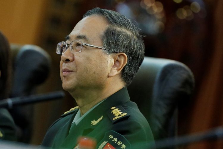 Mantan Kepala Staf Gabungan China, Fang Fenghui, yang dituding melakukan tindak pidana korupsi.