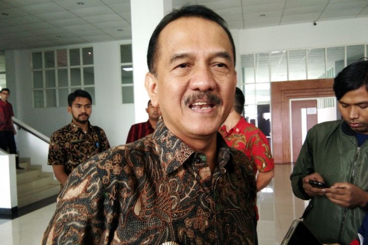 Wakil Bupati Bandung Barat Yayat T Soemitra yang ditunjuk jadi Jabat Plt Bupati Bandung Barat.