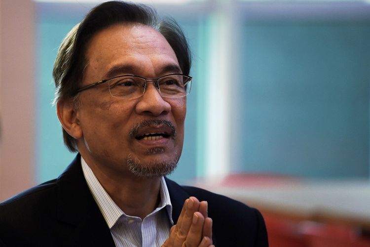Pemimpin de facto oposisi Malaysia, Anwar Ibrahim.