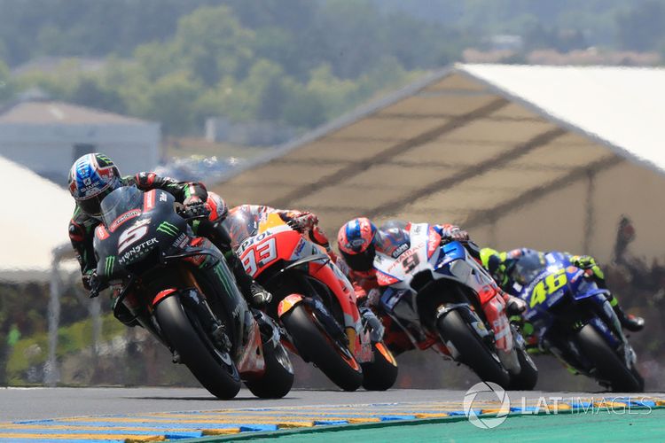 Johann Zarco di GP Perancis 2018.