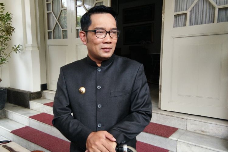 Wali Kota Bandung Ridwan Kamil saat ditemui wartawan di Pendopo Kota Bandung, Jalan Dalemkaum, Senin (2/7/2018)