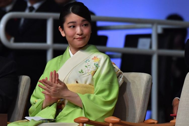 Putri Mako dari Jepang, cucu tertua Kaisar Akihito. (AFP/Nelson Almeida)